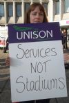 Salford City Reds Secret Bail Out Protest